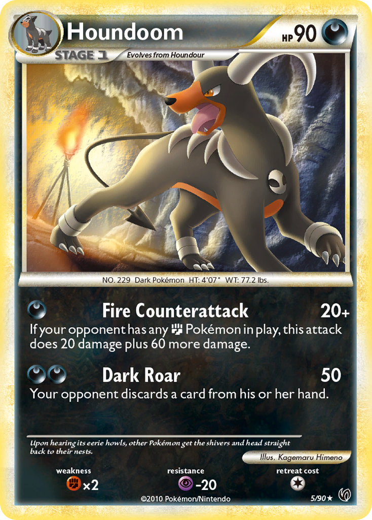 Houndoom (5/90) [HeartGold & SoulSilver: Undaunted] | Good Games Cannington