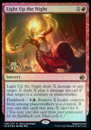 Light Up the Night [Innistrad: Midnight Hunt Prerelease Promos] | Good Games Cannington