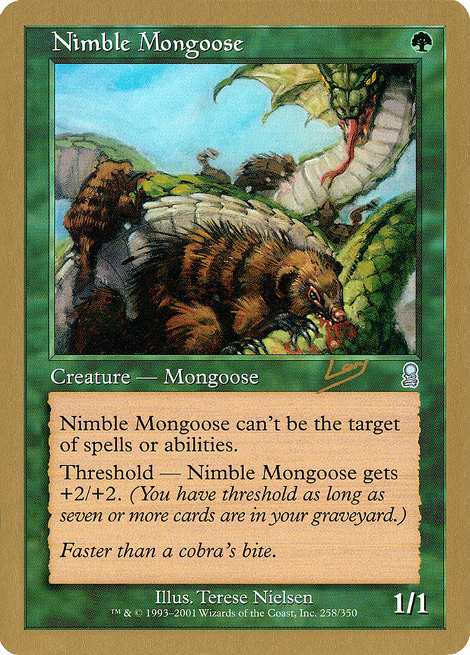 Nimble Mongoose (Raphael Levy) [World Championship Decks 2002] | Good Games Cannington
