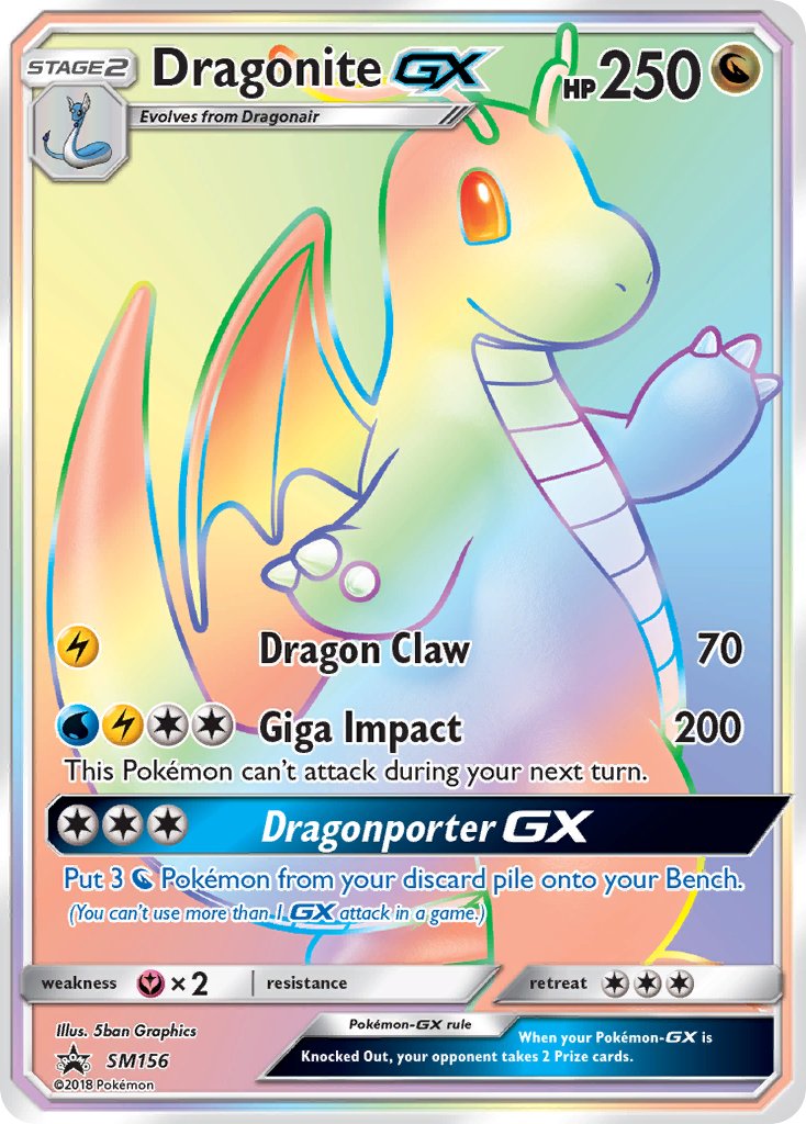 Dragonite GX (SM156) [Sun & Moon: Black Star Promos] | Good Games Cannington