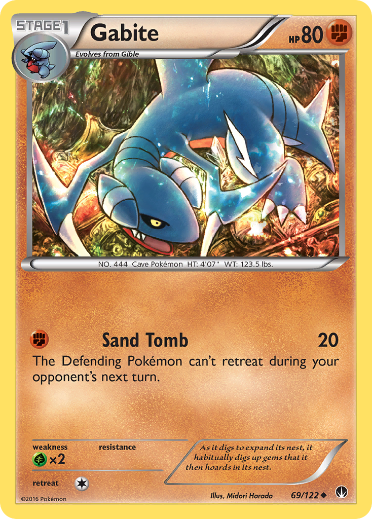 Gabite (69/122) [XY: BREAKpoint] | Good Games Cannington