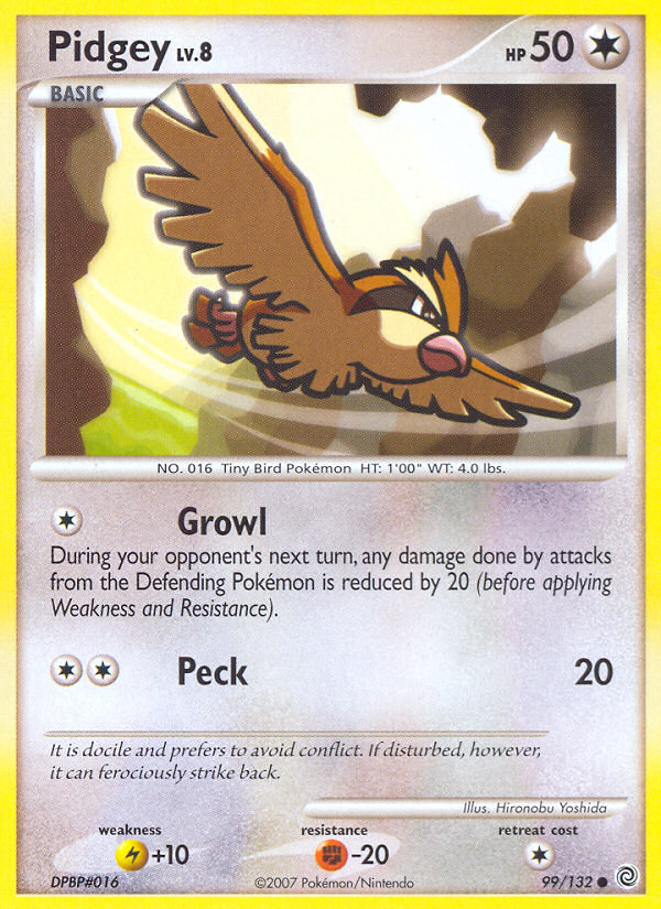 Pidgey (99/132) [Diamond & Pearl: Secret Wonders] | Good Games Cannington
