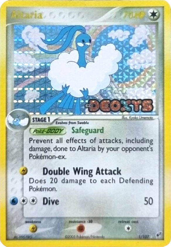Altaria (1/107) (Stamped) [EX: Deoxys] | Good Games Cannington