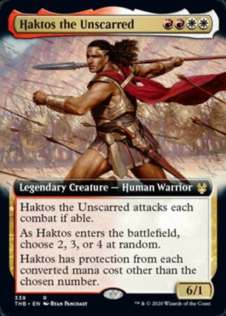 Haktos the Unscarred (Extended Art) [Theros Beyond Death] | Good Games Cannington