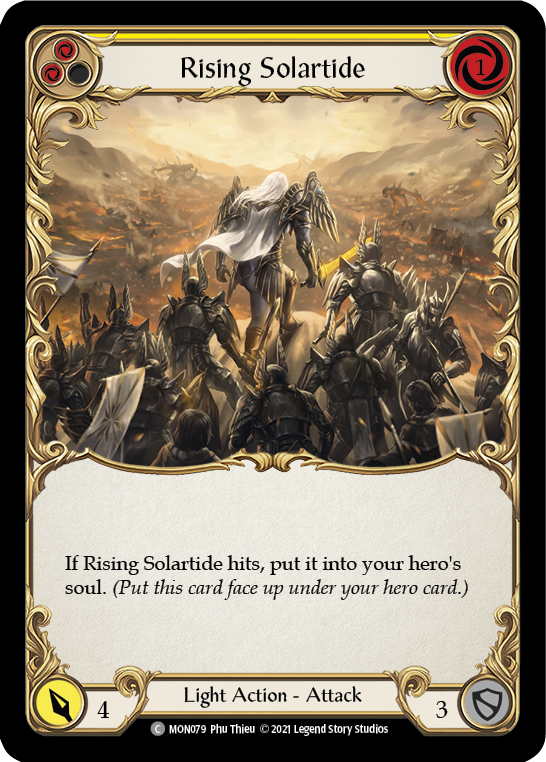 Rising Solartide (Yellow) [MON079] 1st Edition Normal | Good Games Cannington