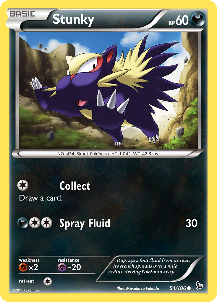 Stunky (54/106) [XY: Flashfire] | Good Games Cannington