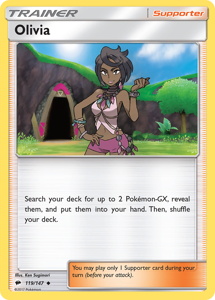 Olivia (119/147) [Sun & Moon: Burning Shadows] | Good Games Cannington