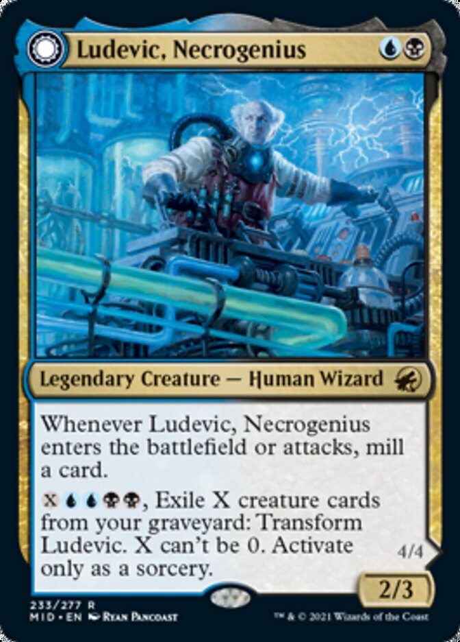 Ludevic, Necrogenius // Olag, Ludevic's Hubris [Innistrad: Midnight Hunt] | Good Games Cannington