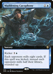 Maddening Cacophony (Extended Art) [Zendikar Rising] | Good Games Cannington