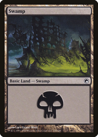 Swamp (238) [Scars of Mirrodin] | Good Games Cannington