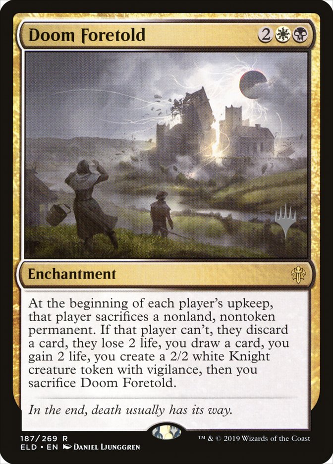 Doom Foretold (Promo Pack) [Throne of Eldraine Promos] | Good Games Cannington