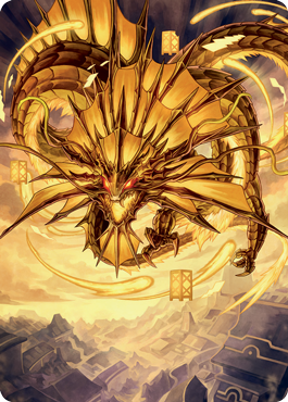 Ao, the Dawn Sky 2 Art Card [Kamigawa: Neon Dynasty Art Series] | Good Games Cannington
