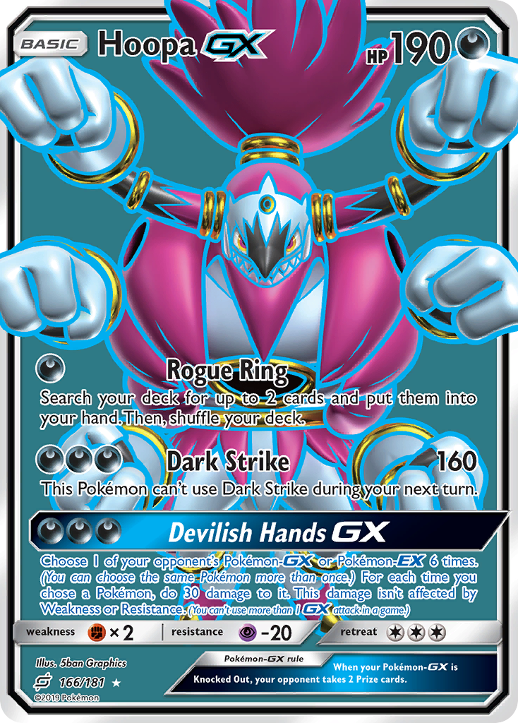 Hoopa GX (166/181) [Sun & Moon: Team Up] | Good Games Cannington