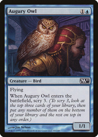 Augury Owl [Magic 2011] | Good Games Cannington