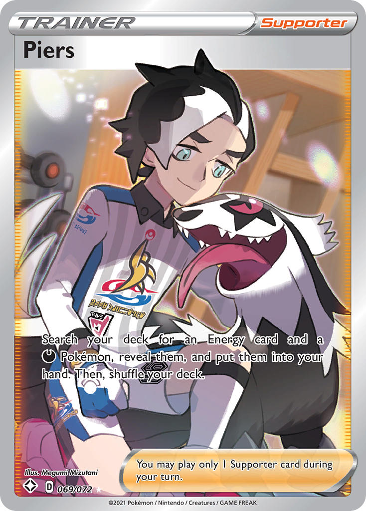 Piers (069/072) [Sword & Shield: Shining Fates] | Good Games Cannington