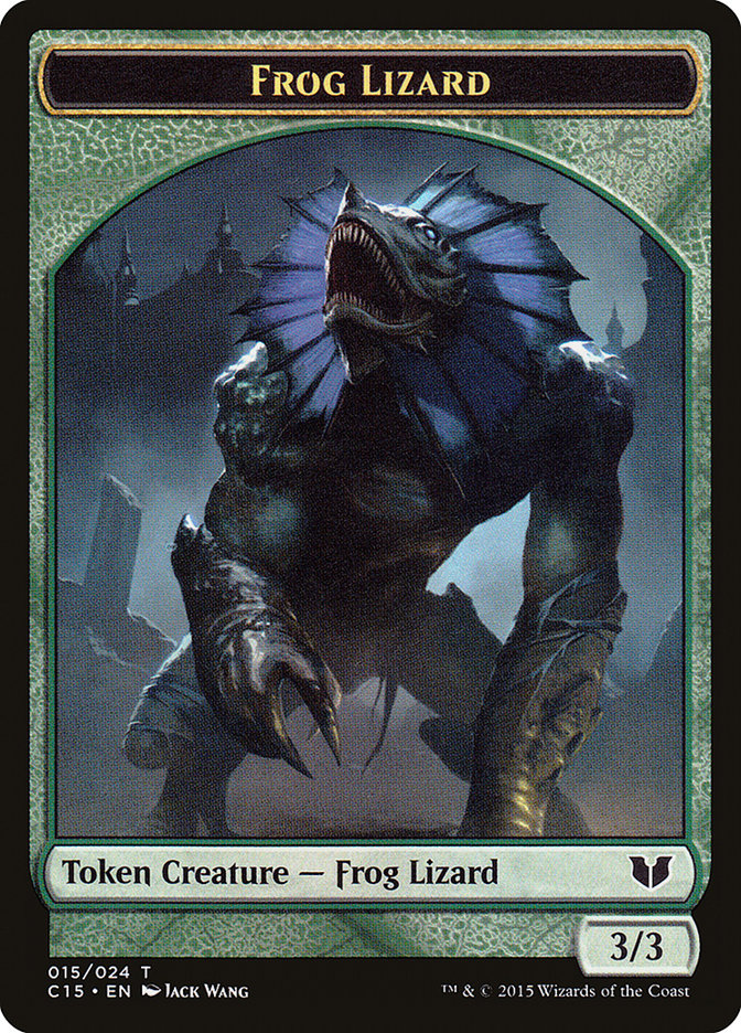 Frog Lizard Token [Commander 2015 Tokens] | Good Games Cannington