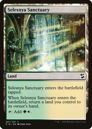Selesnya Sanctuary [Commander 2018] | Good Games Cannington