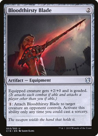 Bloodthirsty Blade [Commander 2019] | Good Games Cannington