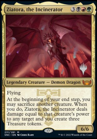 Ziatora, the Incinerator (Promo Pack) [Streets of New Capenna Promos] | Good Games Cannington