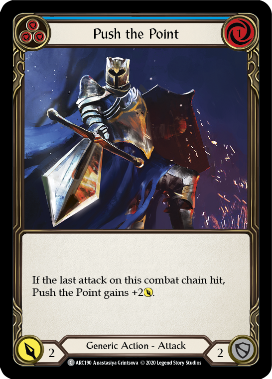 Push the Point (Blue) [U-ARC190] Unlimited Normal | Good Games Cannington