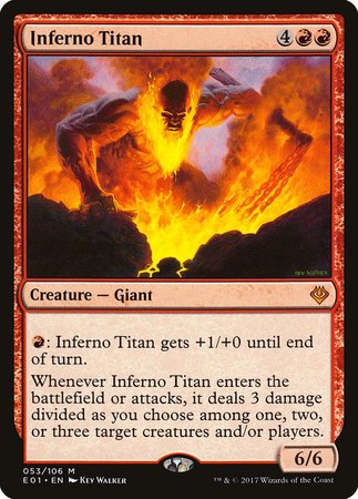 Inferno Titan [Archenemy: Nicol Bolas] | Good Games Cannington