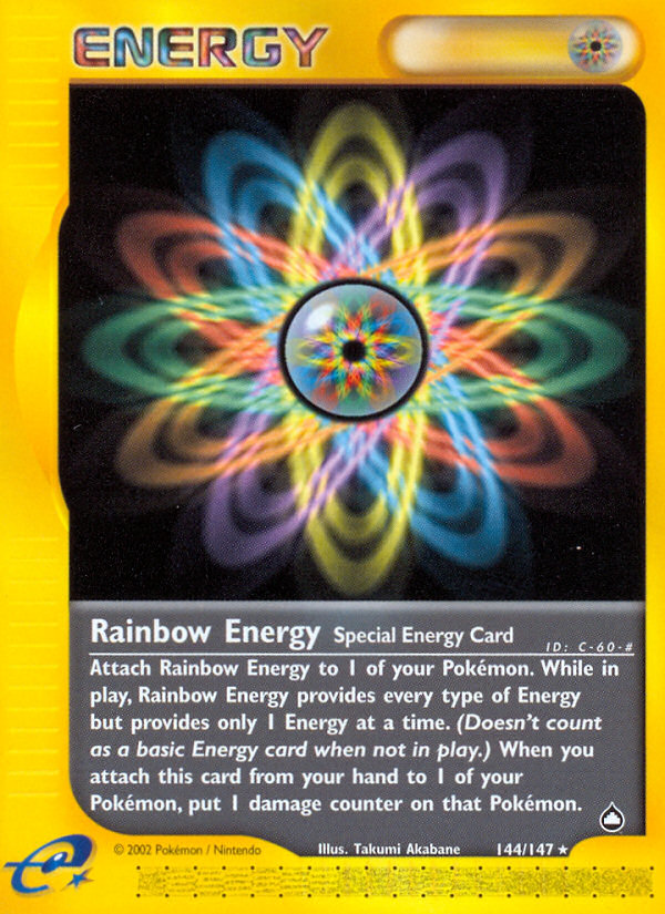Rainbow Energy (144/147) [Aquapolis] | Good Games Cannington