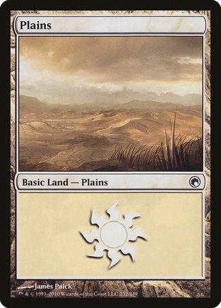 Plains (232) [Scars of Mirrodin] | Good Games Cannington