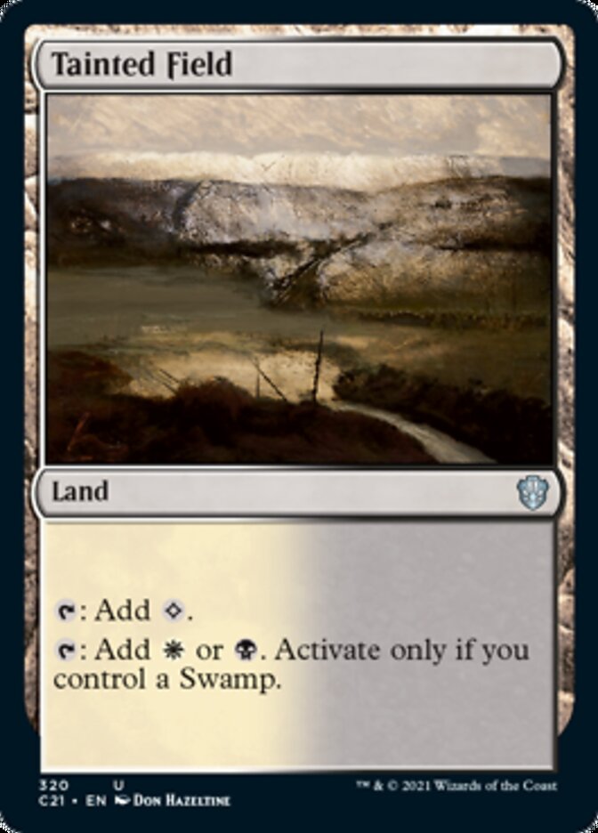 Tainted Field [Commander 2021] | Good Games Cannington