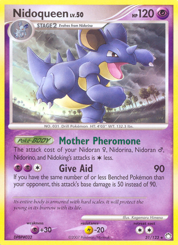 Nidoqueen (31/123) [Diamond & Pearl: Mysterious Treasures] | Good Games Cannington