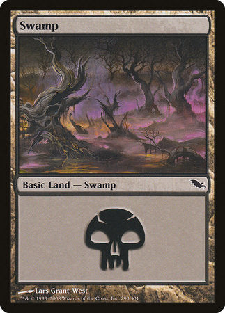 Swamp (290) [Shadowmoor] | Good Games Cannington