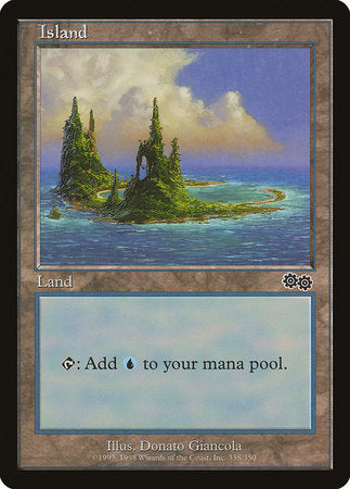 Island (338) [Urza's Saga] | Good Games Cannington