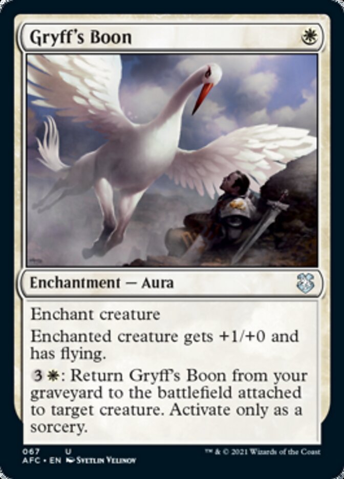 Gryff's Boon [Dungeons & Dragons: Adventures in the Forgotten Realms Commander] | Good Games Cannington
