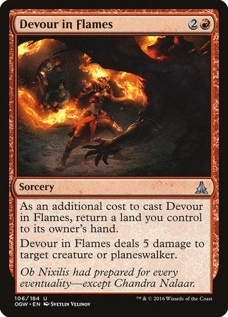 Devour in Flames [Oath of the Gatewatch] | Good Games Cannington