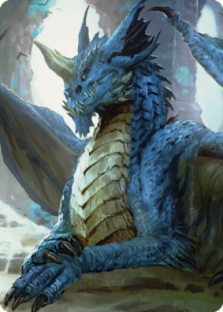 Young Blue Dragon Art Card [Commander Legends: Battle for Baldur's Gate Art Series] | Good Games Cannington