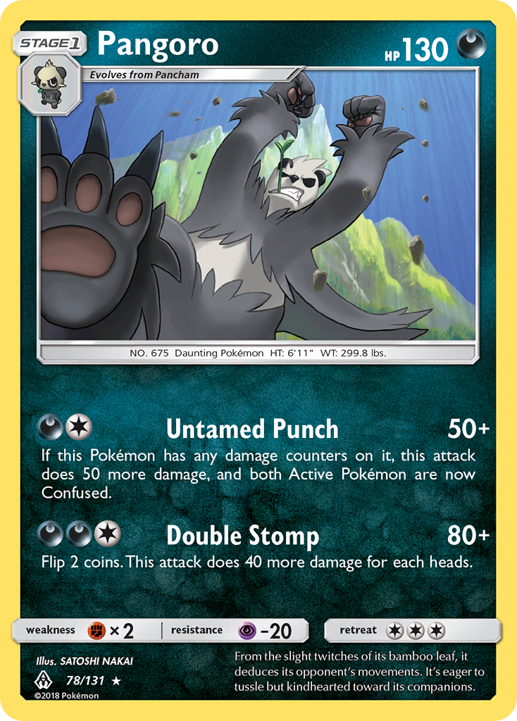 Pangoro (78/131) [Sun & Moon: Forbidden Light] | Good Games Cannington