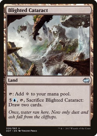 Blighted Cataract [Duel Decks: Merfolk vs. Goblins] | Good Games Cannington