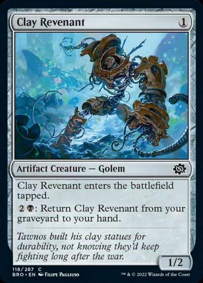 Clay Revenant [The Brothers' War] | Good Games Cannington