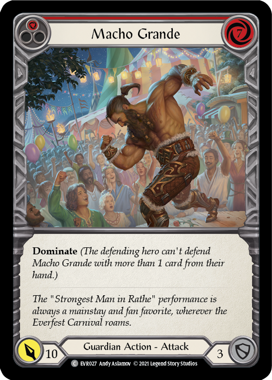 Macho Grande (Red) [EVR027] (Everfest)  1st Edition Normal | Good Games Cannington
