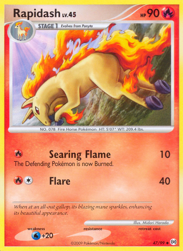 Rapidash (47/99) [Platinum: Arceus] | Good Games Cannington