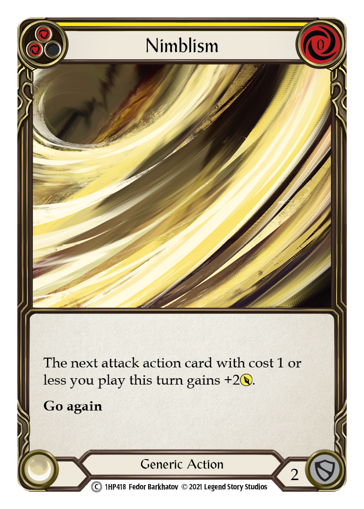 Nimblism (Yellow) [1HP418] | Good Games Cannington