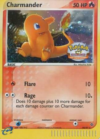 Charmander (98/97) (City Championship Promo) [EX: Dragon] | Good Games Cannington