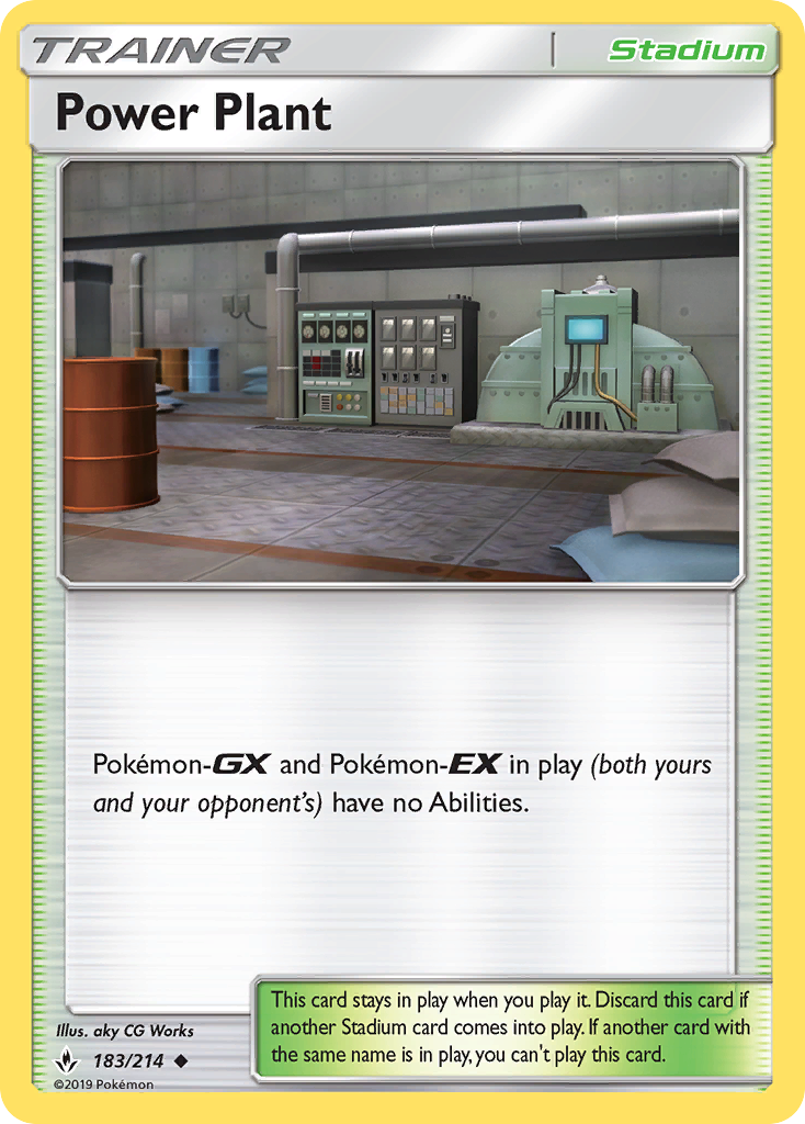 Power Plant (183/214) [Sun & Moon: Unbroken Bonds] | Good Games Cannington