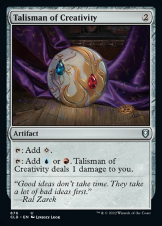 Talisman of Creativity [Commander Legends: Battle for Baldur's Gate] | Good Games Cannington
