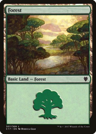 Forest (307) [Commander 2017] | Good Games Cannington