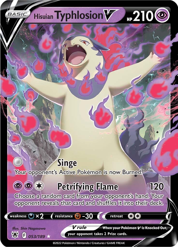 Hisuian Typhlosion V (053/189) [Sword & Shield: Astral Radiance] | Good Games Cannington