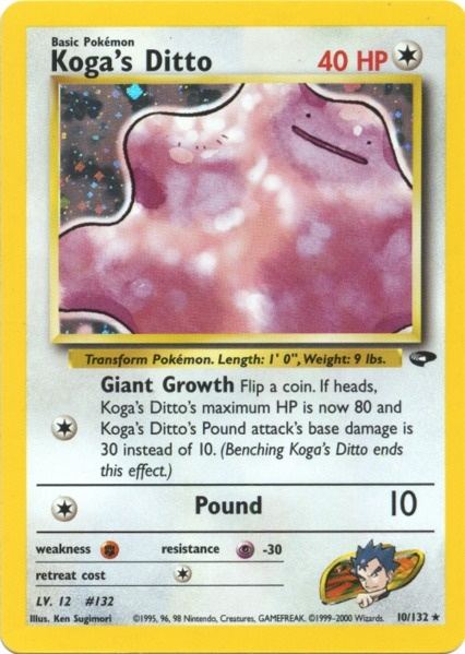 Koga's Ditto (10/132) [Gym Challenge Unlimited] | Good Games Cannington