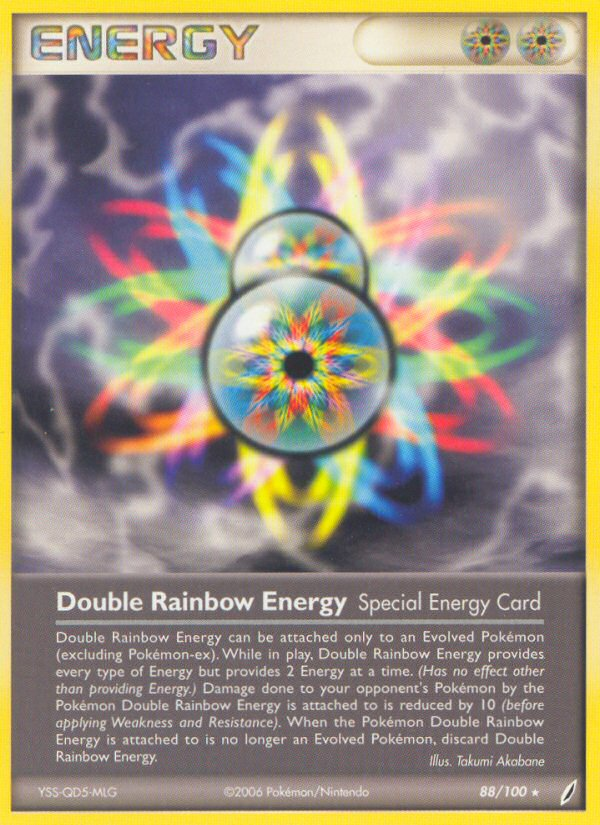 Double Rainbow Energy (88/100) [EX: Crystal Guardians] | Good Games Cannington