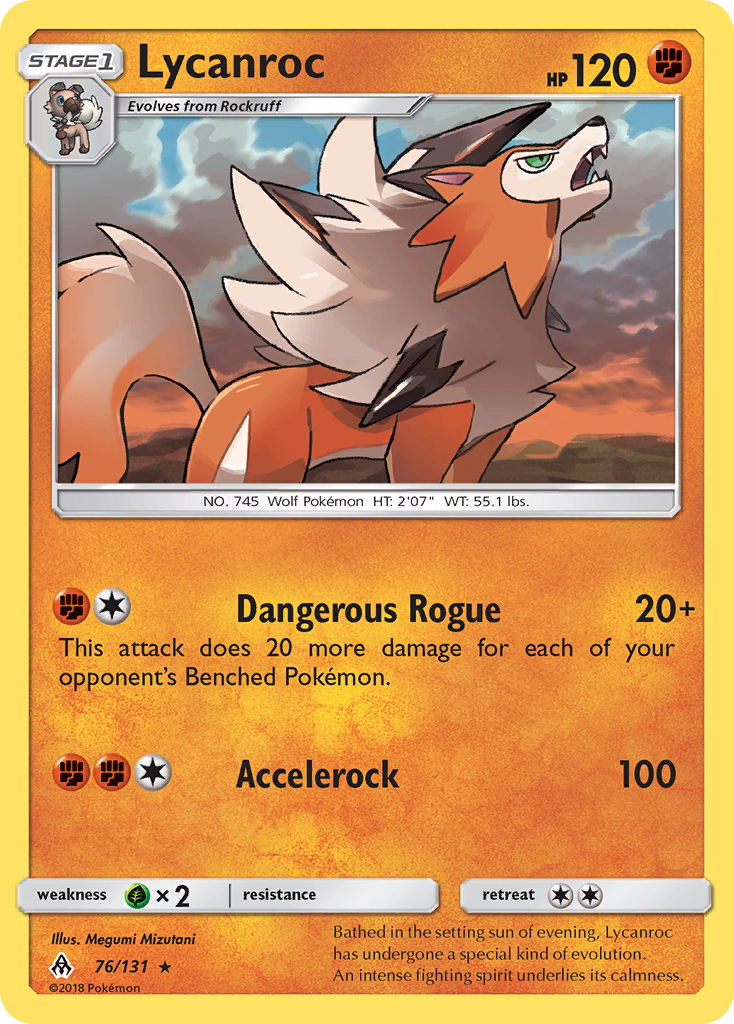 Lycanroc (76/131) [Sun & Moon: Forbidden Light] | Good Games Cannington