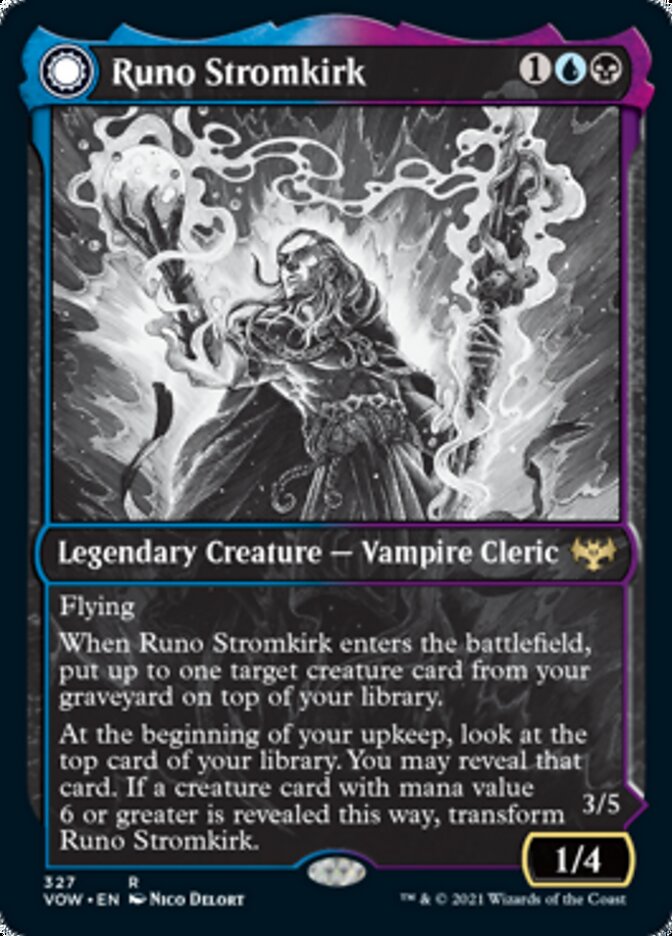 Runo Stromkirk // Krothuss, Lord of the Deep (Showcase Eternal Night) [Innistrad: Crimson Vow] | Good Games Cannington