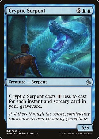 Cryptic Serpent [Amonkhet] | Good Games Cannington